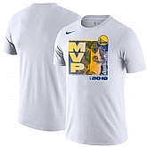 Golden State Warriors 35 Kevin Durant Nike 2018 NBA Finals Champions MVP T-Shirt White,baseball caps,new era cap wholesale,wholesale hats